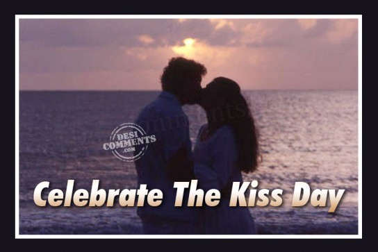 Celebrate the kiss day…