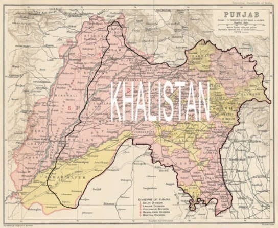 Khalistan Map