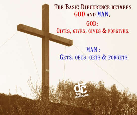 Difference between God and Man - DesiComments.com