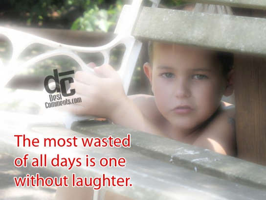Without laughter