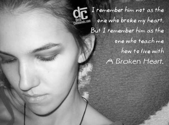 A broken heart