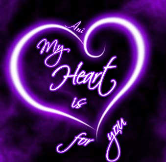 My heart is for you