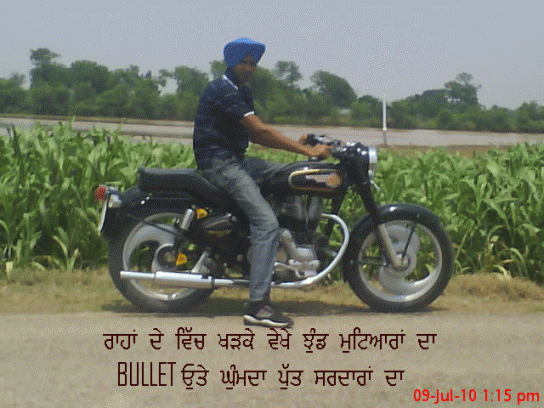 Bullet utte ghumda putt sardara da