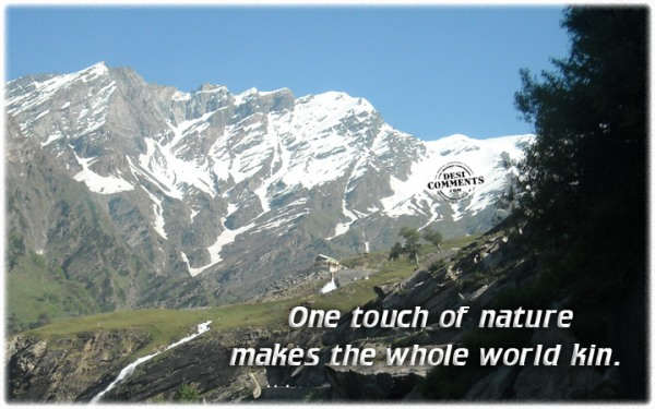 One touch of nature