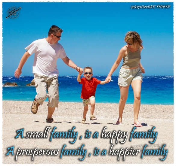 A small family, is a happy family