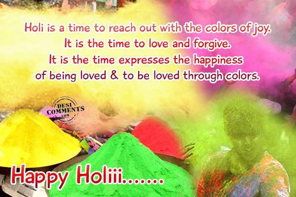 Happy Holi…