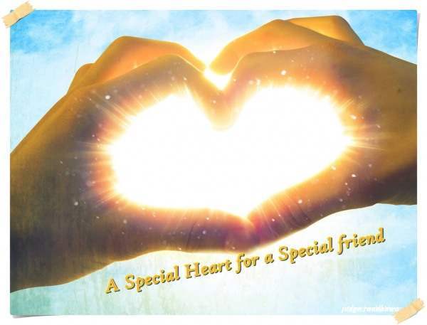 A special heart for a special friend