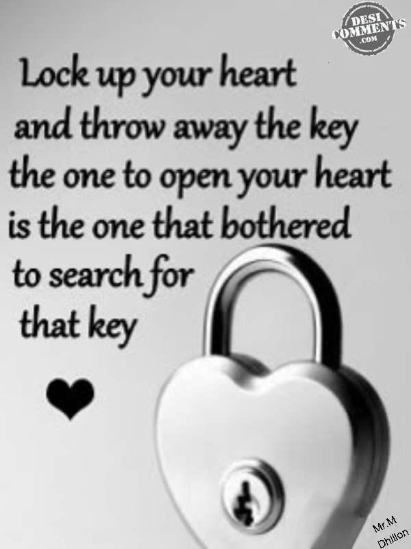 Lock up your heart