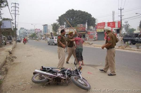 Holi with Punjab Police