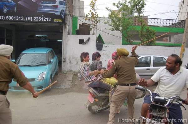 Holi with Punjab Police