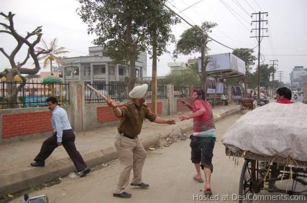 Holi with Punjab Police