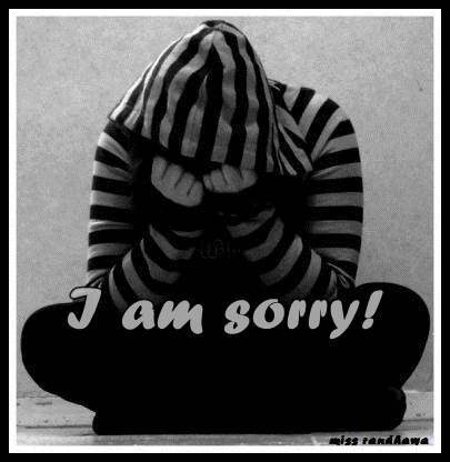 I am sorry!