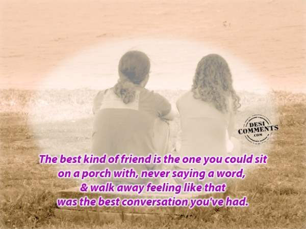 The best kind of friend...