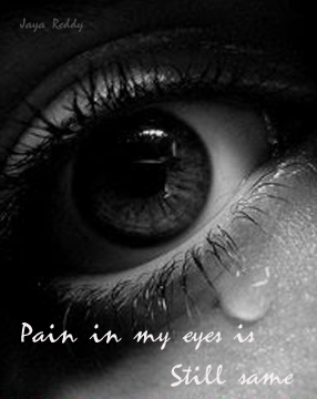 Pain in my eyes is still same