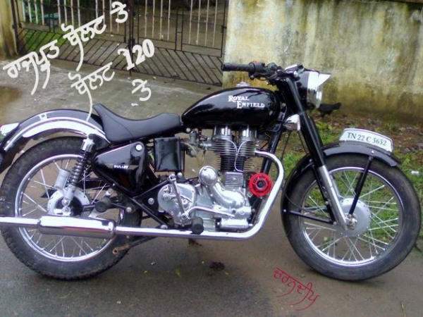 Rajput bullet te, bullet 120 te…