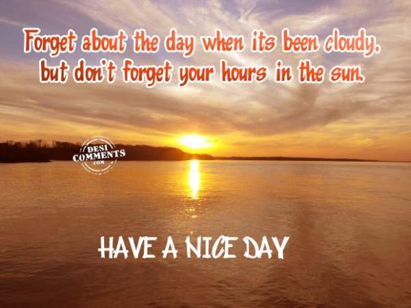 Have a nice day