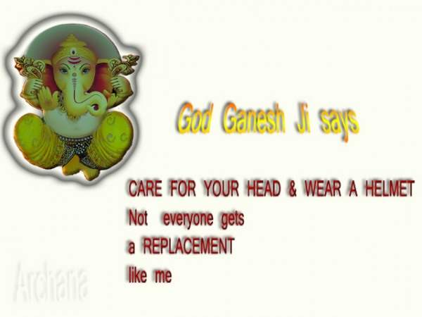 God Ganesh Ji says…