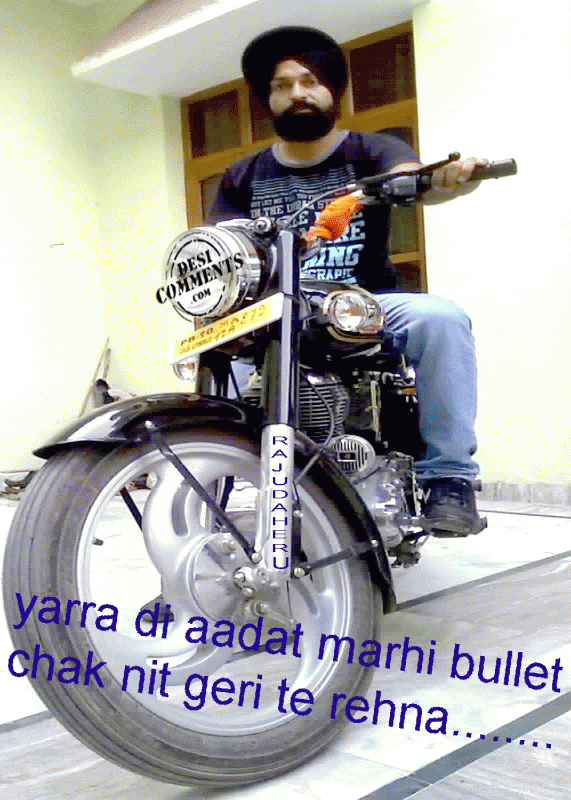 Bullet chak nit gehri te rehna