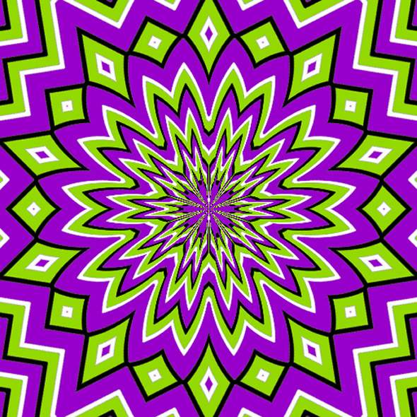 Purple Nurple Optical Illusion