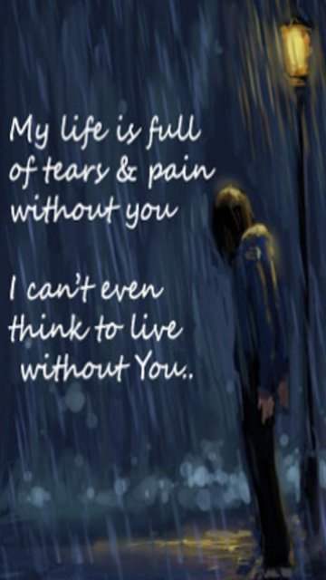 My life is full of tears & pain without you - DesiComments.com