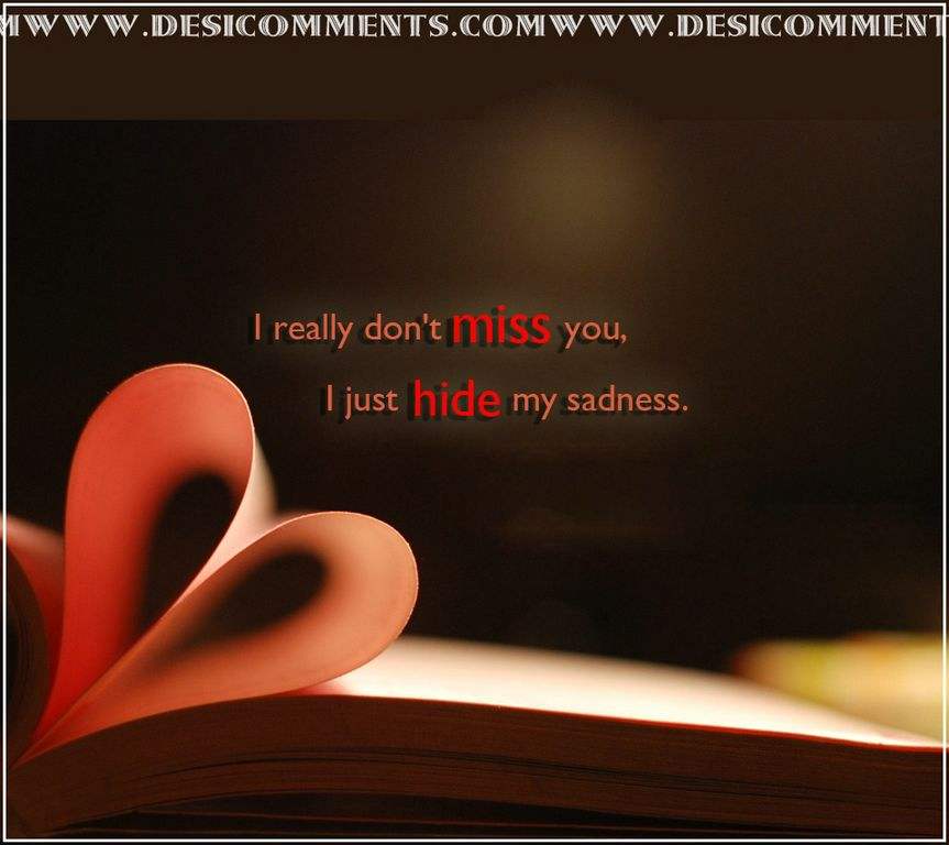 I really don’t miss you - DesiComments.com