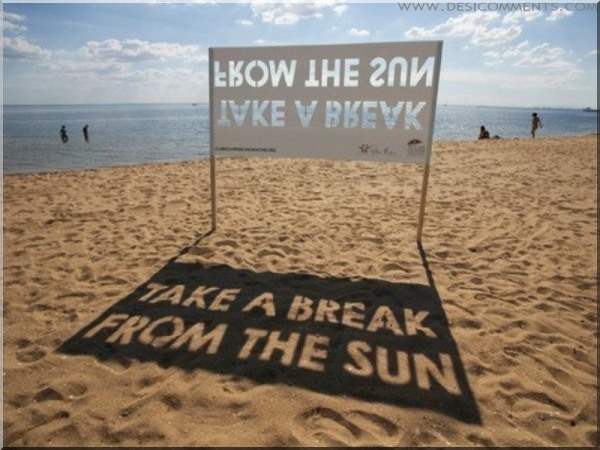 Take a break from the sun