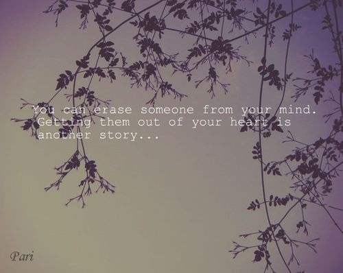 You Can Erase Someone From Your Mind