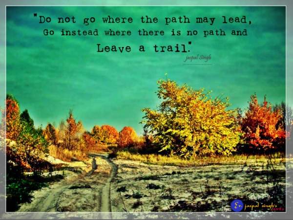 Leave a trail