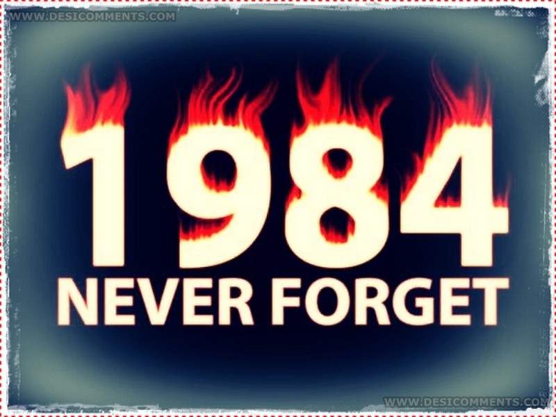 never forget 1984  ShareChat Photos and Videos