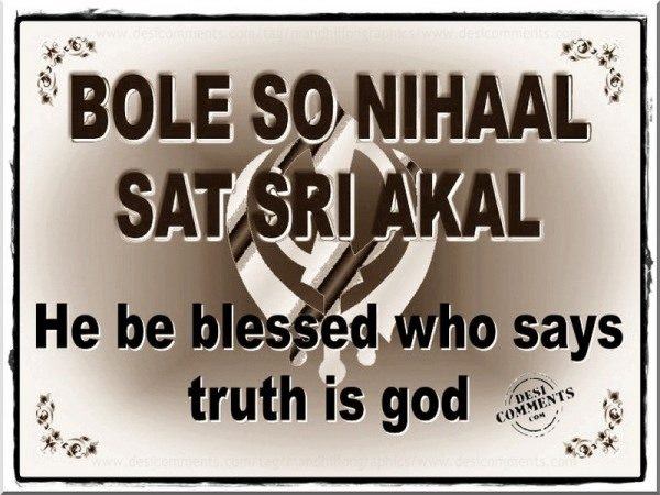 Bole So Nihaal Sat Sri Akal