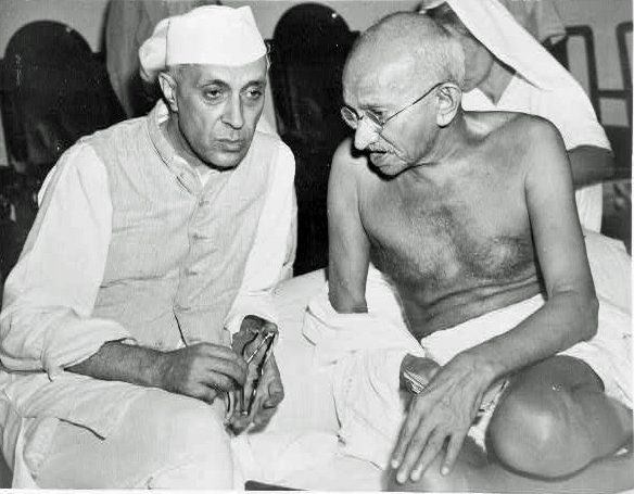 Gandhi Ji And Chacha Nehru