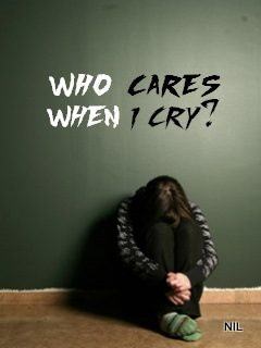 Who cares when I cry?