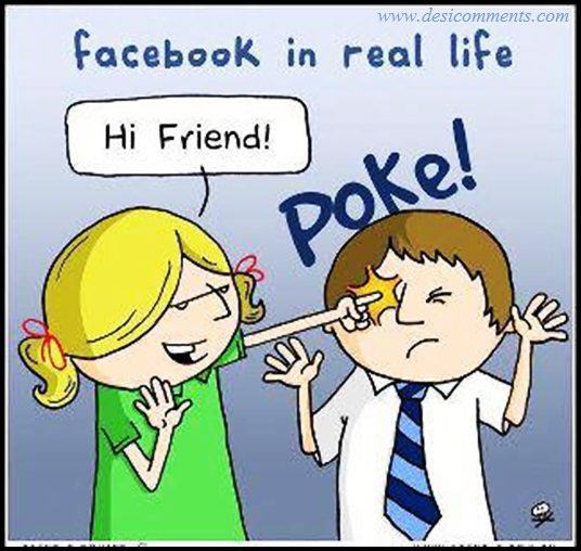 Facebook in real life