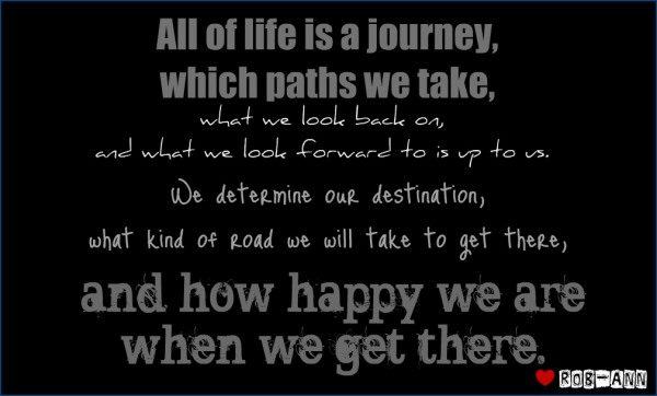 Life is a journey