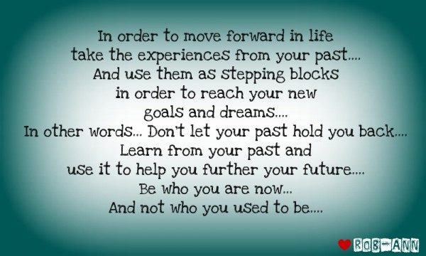 Learn from your past...