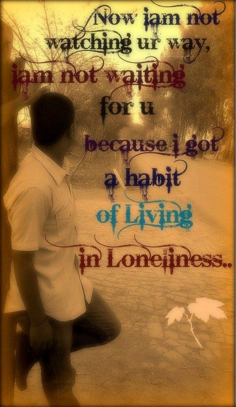 Living in loneliness