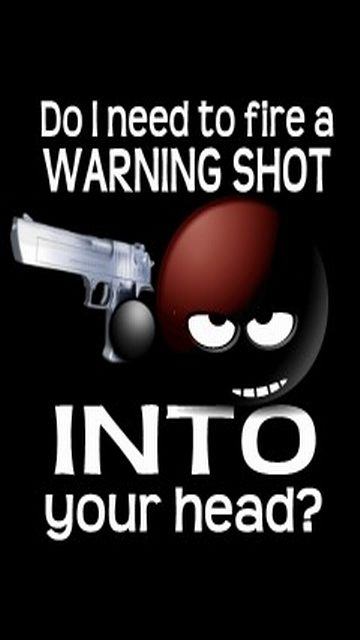 Warning shot