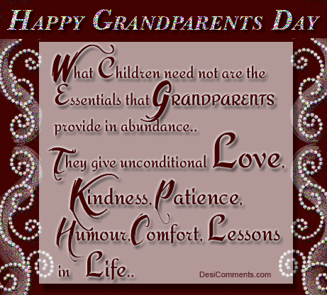 Happy Grandparents Day - DesiComments.com