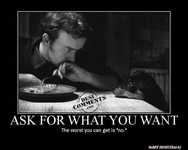 Ask for what you want