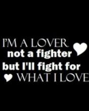 I’ll fight for what I love