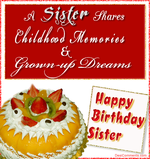 50+ Birthday Wishes for Sister Images, Pictures, Photos - Page 4