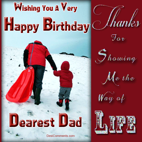 Wishing You A Very Happy Birthday Dearest Dad