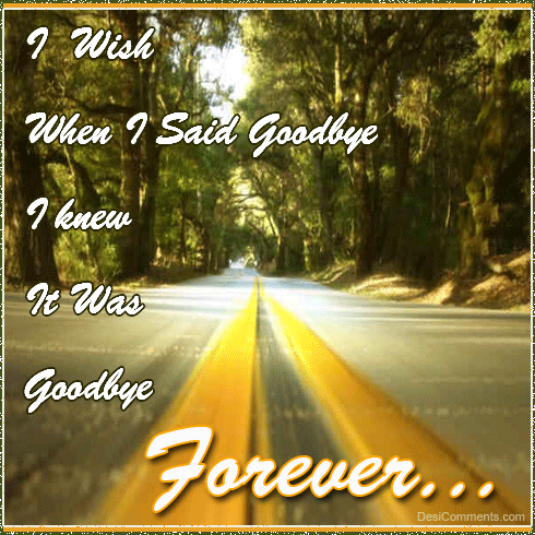 When I Said Goodbye…