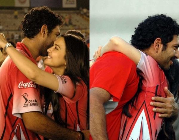 Preity Zinta With Yuvraj Singh