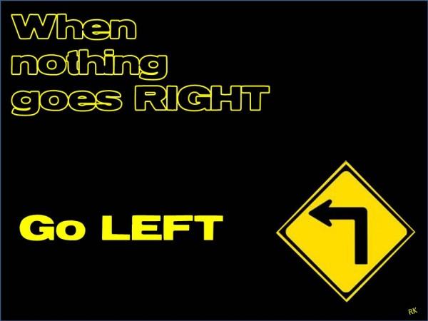 Go left