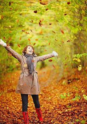 Playing With Leaves