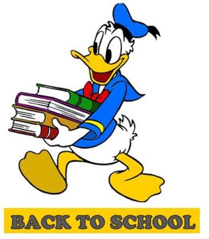 Back to school with donald