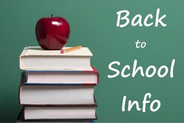 Back to School Info