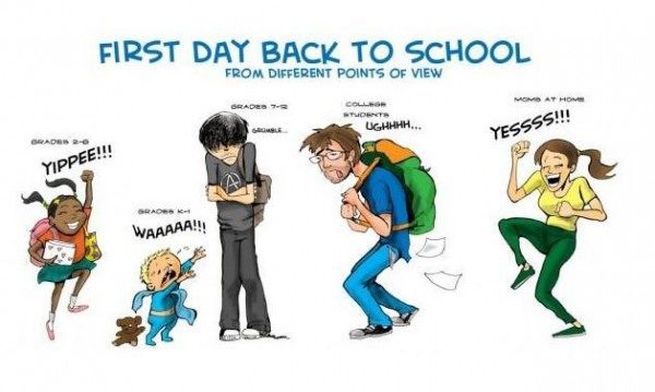 First day back to school