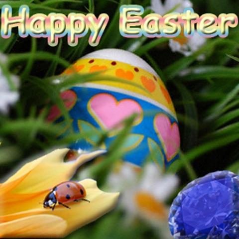 Happy easter Ladybug